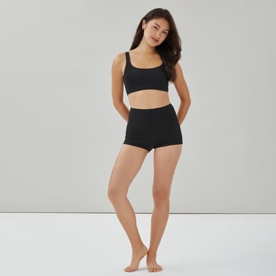 Haut de bikini à encolure ronde - Noir