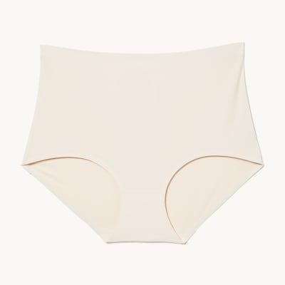 No Show High Waist Brief - Limestone