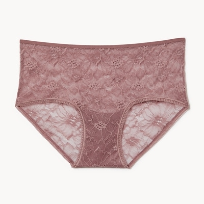 Lace Boyshort - Dark Taupe