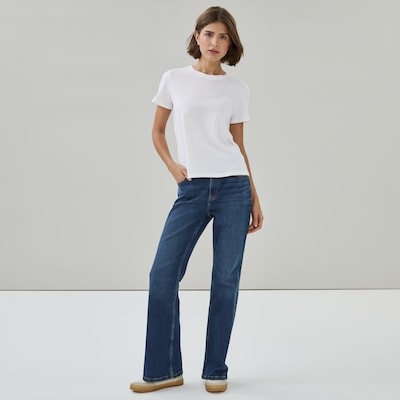 T-shirt ample de qualité supérieure - Blanc pur