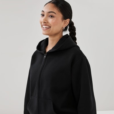 Joe Fresh Haut capuchon sport MolletonConfo fermeture éclair 1 ea, 35,00 $/1ch