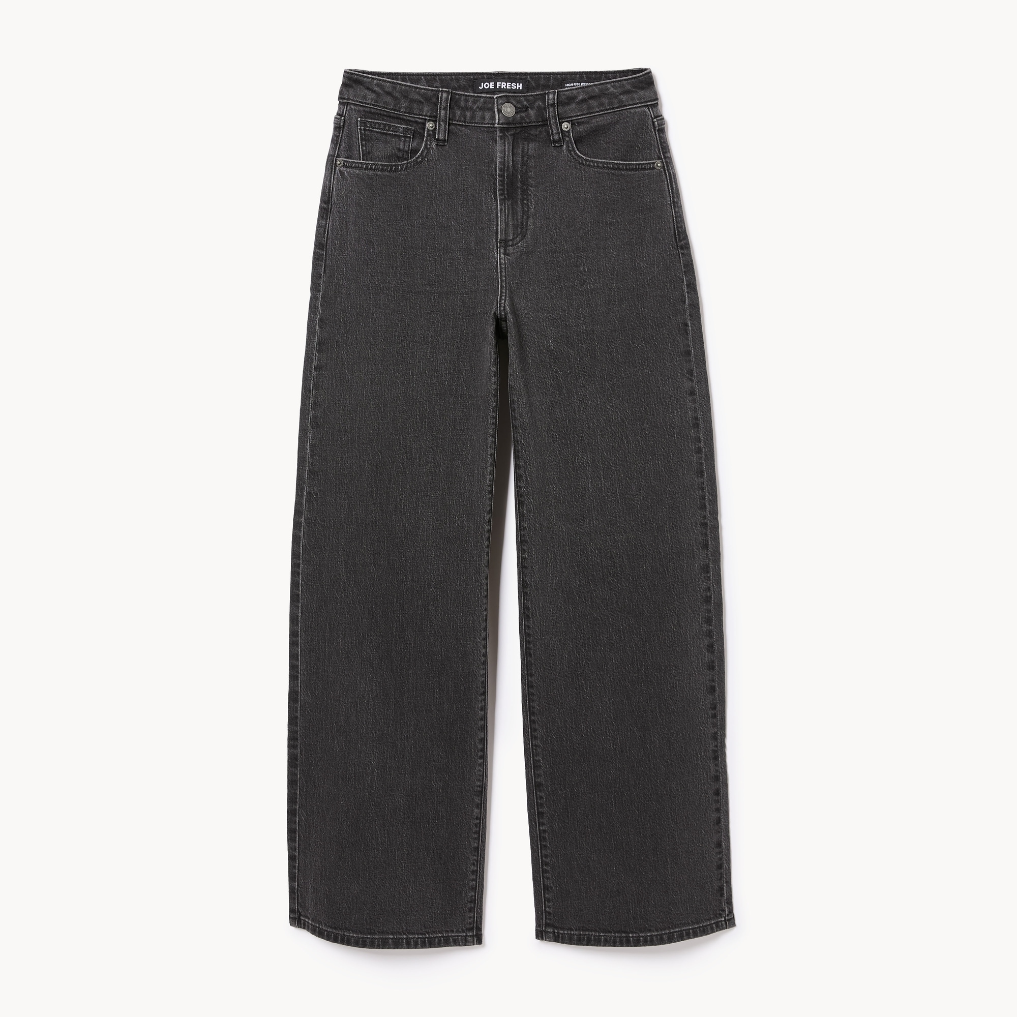 Black Wash Wide Leg Jean