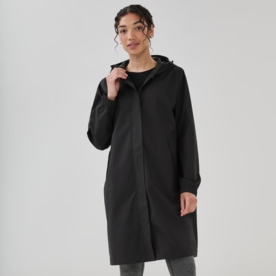 Midi Raincoat - Black