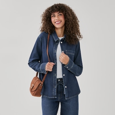 Chemisier en denim SignatureMC Gold Levi Strauss - Laver Foncé