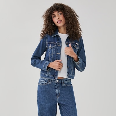 Veste camionneur SignatureMC Gold Levi Strauss - Laver Foncé