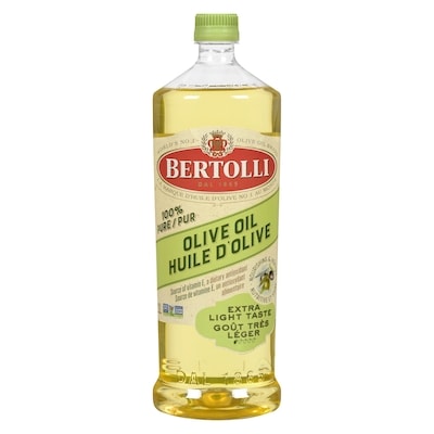 Bertolli Huile d’olive au goût très léger 1 l, 1,60 $/100ml