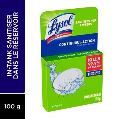 Lysol Toilet Bowl Cleaner, Continuous Action Puck 100 g, $4.50/100g