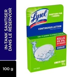 Lysol Toilet Bowl Cleaner, Continuous Action Puck 100 g, $5.99/100g