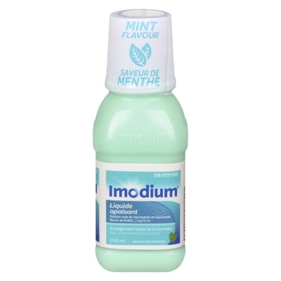 Imodium Liquide apaisant menthe 240 ml, 7,91 $/100ml