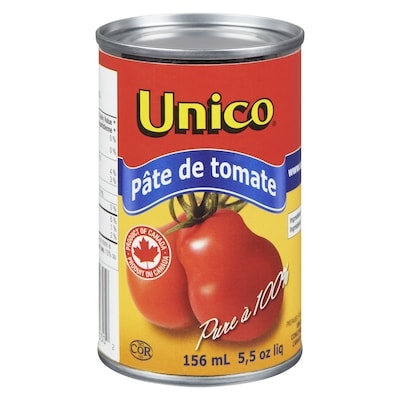Unico Pâte de tomate 156 ml, 1,01 $/100ml