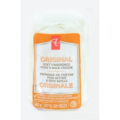 President's Choice Goat Cheese 140 g, $4.64/100g
