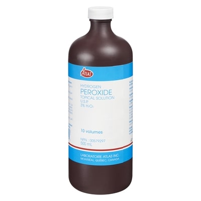 Atlas Hydrogen Peroxide 500 ml, $0.56/100ml