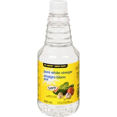 No Name Pure White Vinegar 500 ml, $0.24/100ml