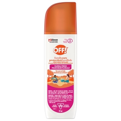 Off! protection familiale Vaporisateur chasse-moustiques avec parfum Fraîcheur florale 175 ml, 6,86 $/100ml