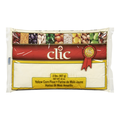 Clic Corn Flour, Yellow 907 g, $0.42/100g