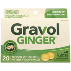 Gravol Ginger Chewable Lozenges 20 ea, $0.42/1ea