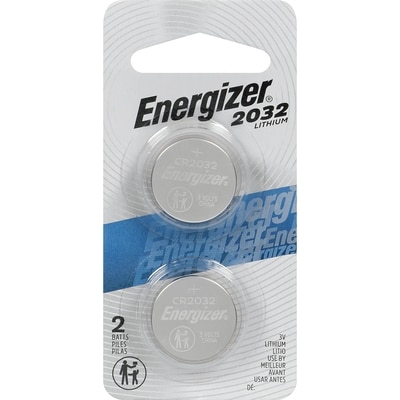 Energizer Batteries 2032 Lithium 1 ea, $4.00/1ea