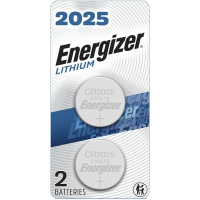 Energizer Pile miniature Energizer 2025 au lithium, emballage de 2 1 ea, 4,00 $/1ch