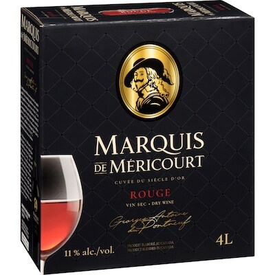 Marquis De Mericourt Dry Red Wine (ID required at pick-up)