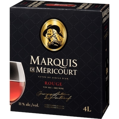 Marquis De Mericourt Dry Red Wine (ID required at pick-up)