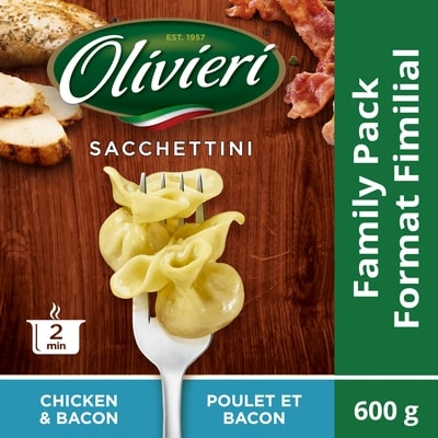 Olivieri Sacchettinis au poulet  600 g, 2,17 $/100g
