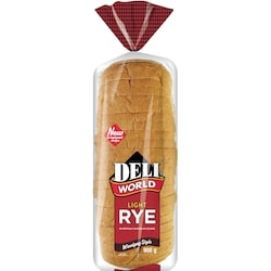Deli World Light Rye Bread 900 g, $0.44/100g