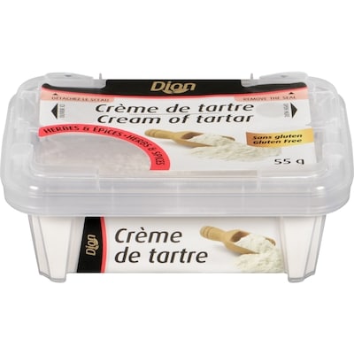 Dion Crème de tartre 55 g, 9,09 $/100g