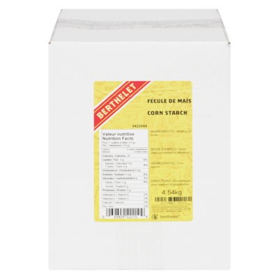 Berthelet Fécule de maïs 4.54 kg, 0,66 $/100g