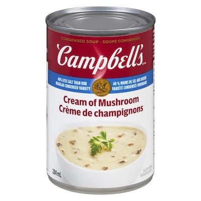 Campbell's Cream of Mushroom Soup, Less Salt 284 ml, $1.16/100ml
