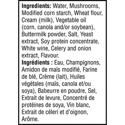 Cream of Mushroom Soup, Less Salt
