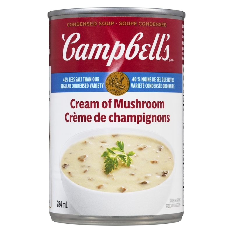 Cream of Mushroom Soup, Less Salt