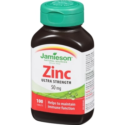 Zinc Tablets, 50 mg
