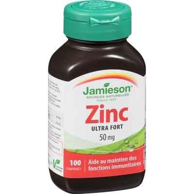Comprimés de zinc de , 50 mg