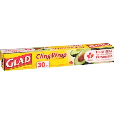 ClingWrap Plastic Wrap, 30m