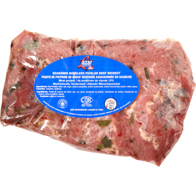 Lazar Kosher Pickled Beef Brisket $32.99/1kg $14.97/1lb