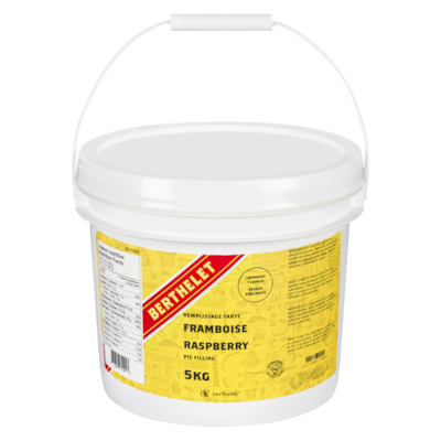 Berthelet Pie Filling, Raspberry 5 kg, $1.00/100g