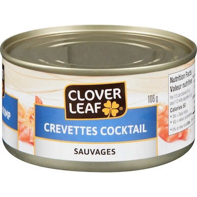 Clover Leaf Cocktail Shrimp 106 g, $3.77/100g