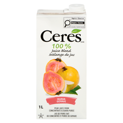 Ceres Jus de goyave casher 1 l, 0,45 $/100ml