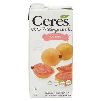 Ceres Jus de goyave casher 1 l, 0,30 $/100ml