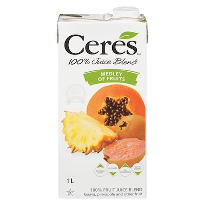 Ceres Kosher Fruit Medley Juice 1 l, $0.43/100ml
