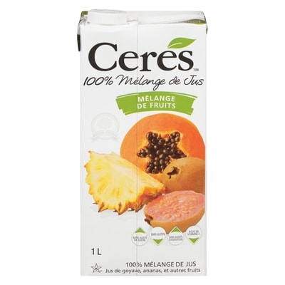 Ceres Jus aromatisé aux fruits casher 1 l, 0,30 $/100ml