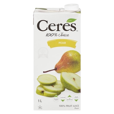 Ceres Kosher Pear Juice 1 l, $0.43/100ml