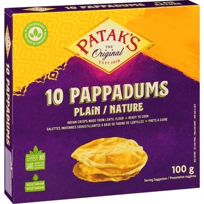 Pappadam à l'ail