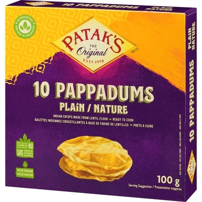 Pappadam à l'ail