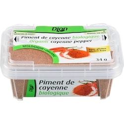 Dion Poivre de Cayenne biologique 34 g, 14,09 $/100g