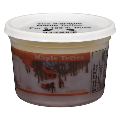 Appalache Maple Toffee, 100% 250 g, $2.80/100g