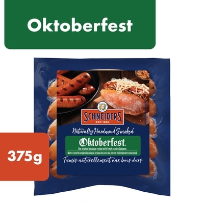 Schneiders Saucisson fumé, Oktoberfest 375 g, 1,33 $/100g