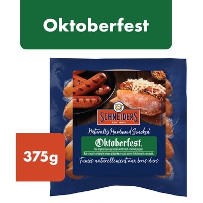 Schneiders Saucisson fum, Oktoberfest 375 g, 2,67 $/100g