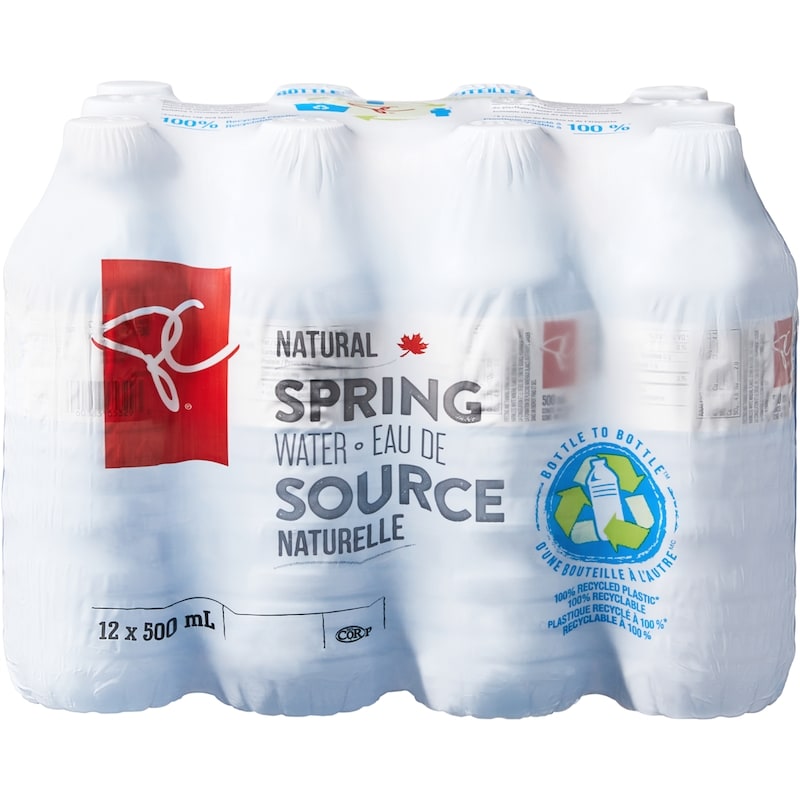 Natural Spring Water 12 Bottles