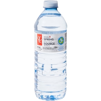 President's Choice Natural Spring Water 500 ml, $0.20/100ml